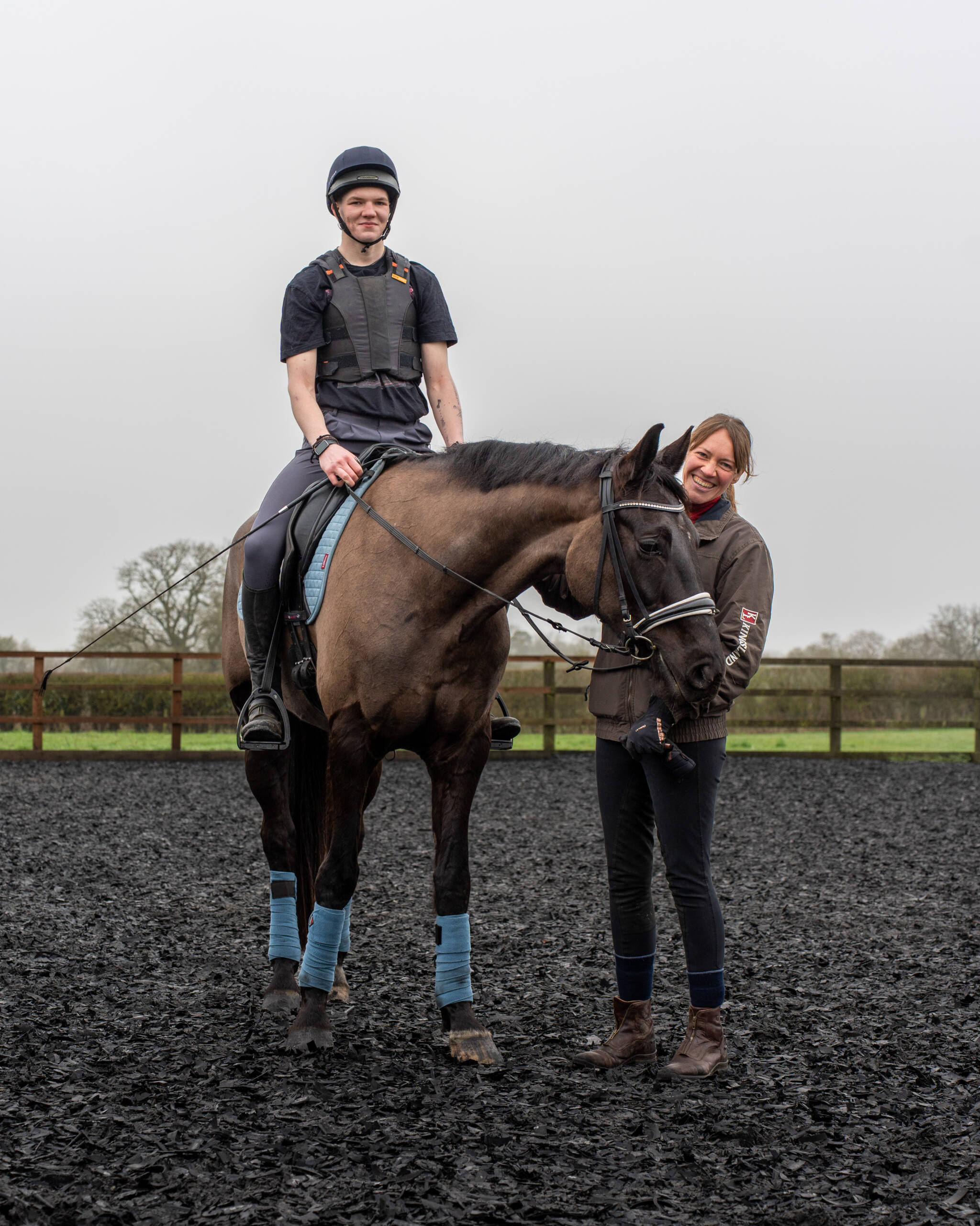 dressage lesson in Hertfordshire with Wanda